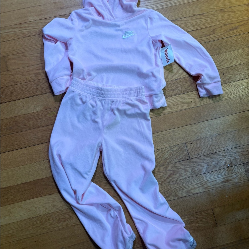 Nike Light Pink Tracksuit Set